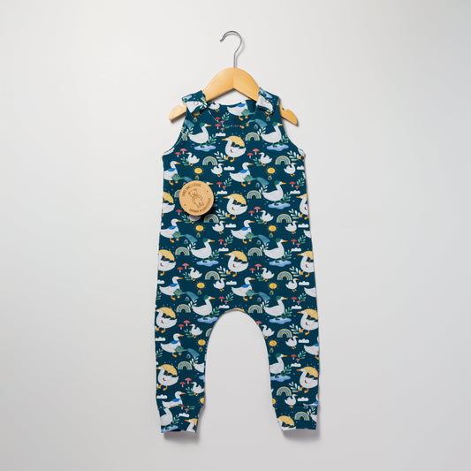 Geese - baby and children’s romper