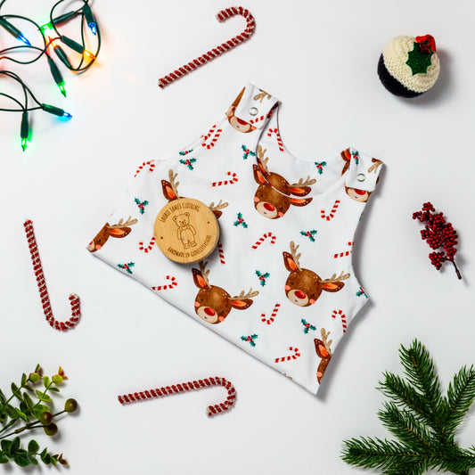 Christmas reindeer - baby and children’s romper