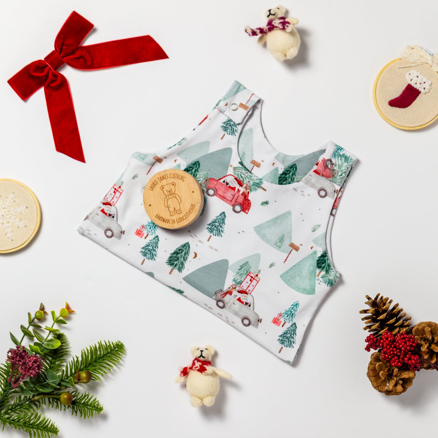 Christmas Santa - baby and children’s romper