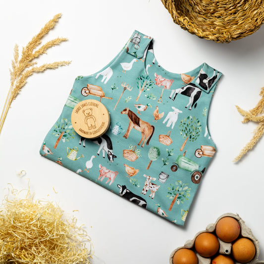 Farmyard - baby and children’s romper